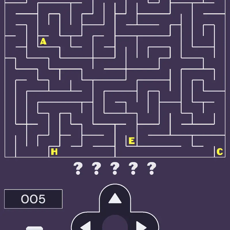 Word Maze by @GoombaDev