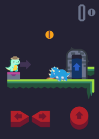 The parkour Dino game