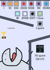 feeding game with more fruits