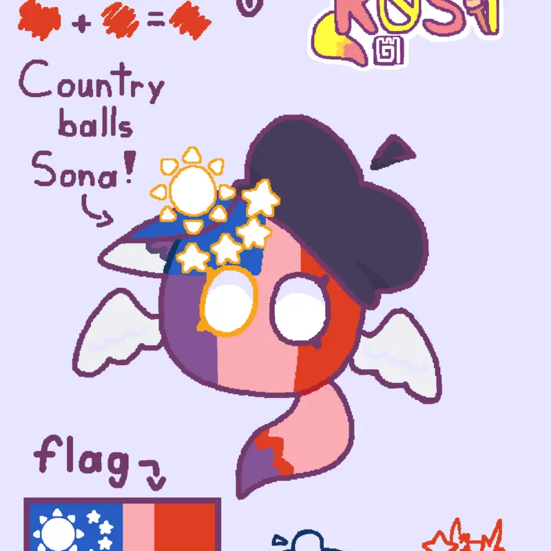 Countryballs sona by @R0SY