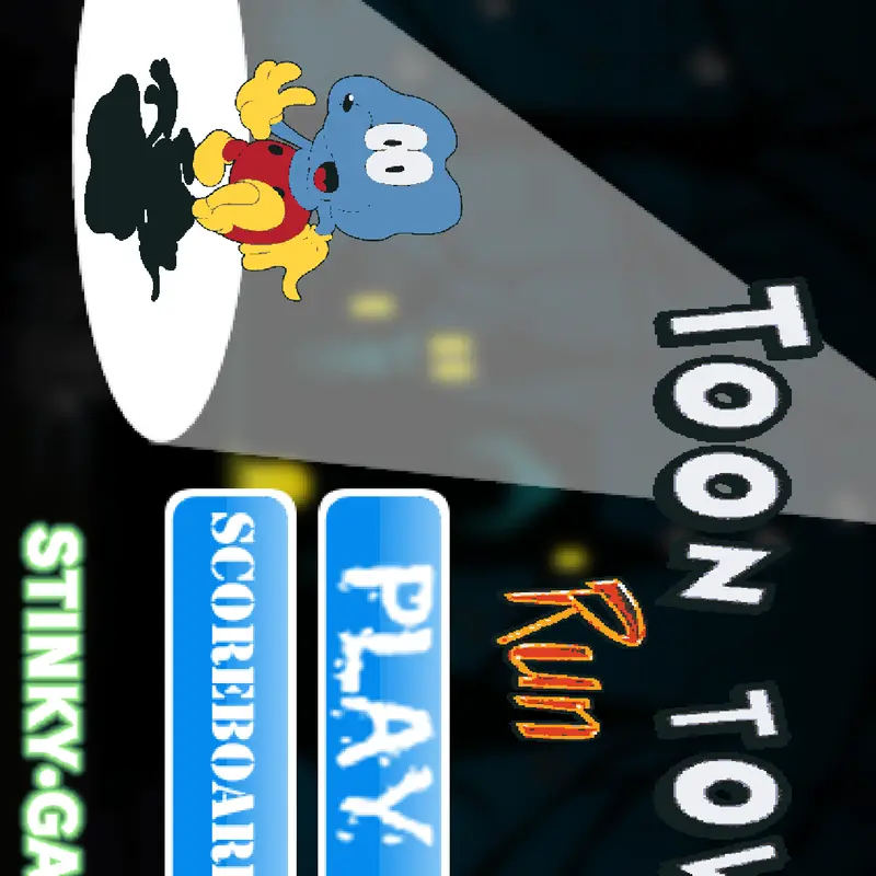 Goofy blue dog running.pngs.com by @8bitdog