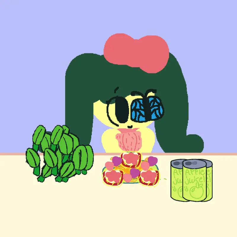 Lucky mukbang… why is this SO ADORABLE?? by @mahawy