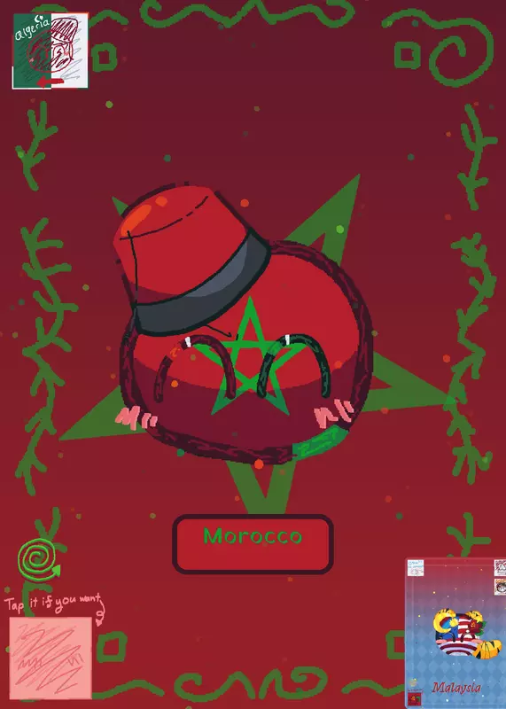 Just some Countryballs puzzle.. by @The_Spanish_Morocco