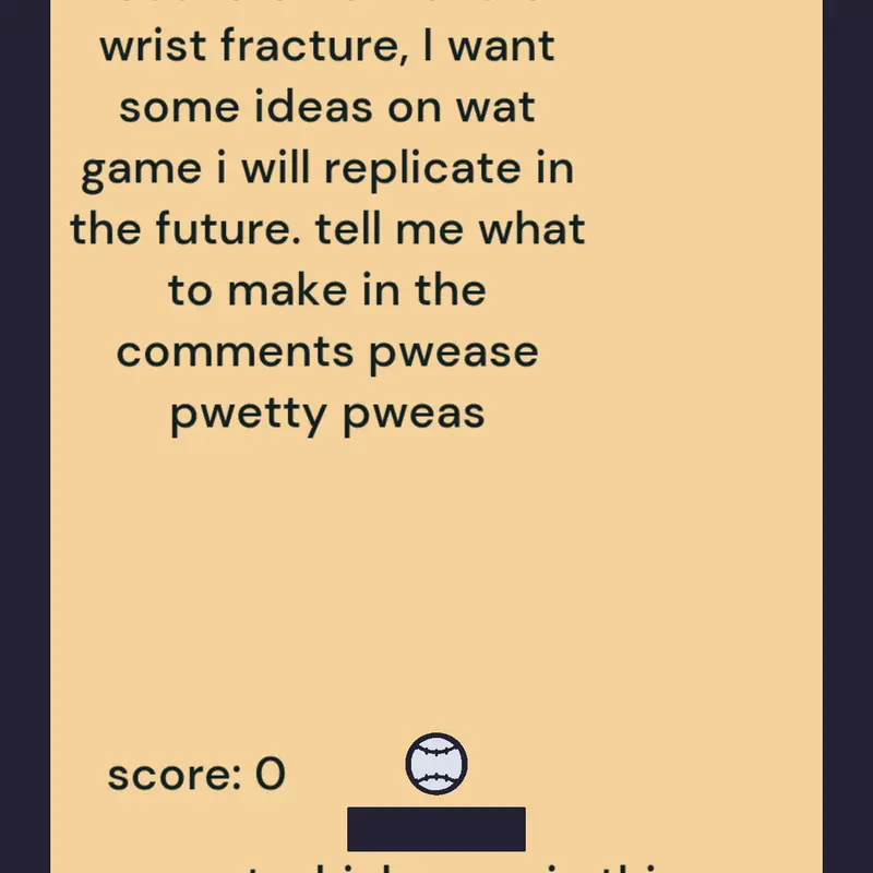 Game by @IAteMyHand11