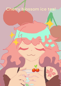 🌸Cherry blossom ice tea!🌸 Meme Music...