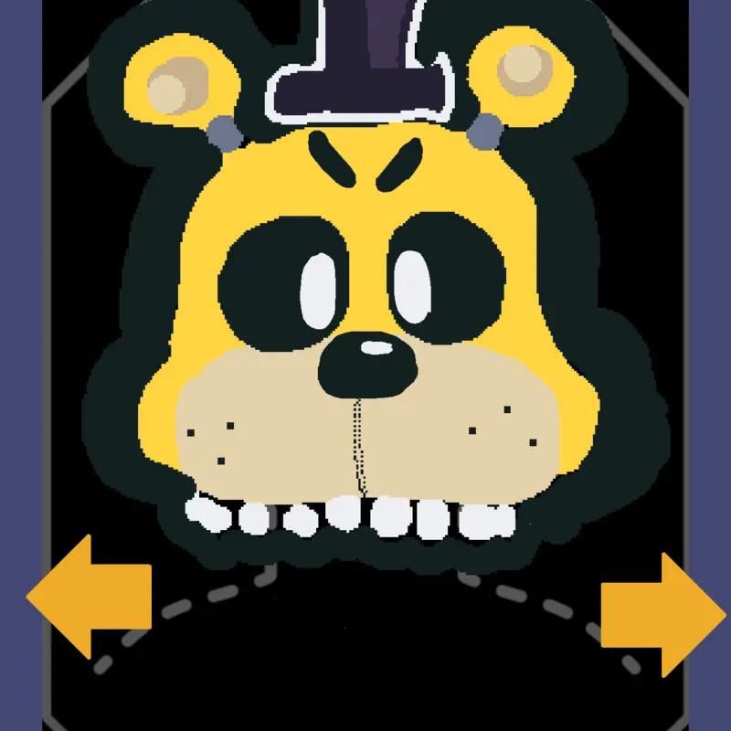 Mascara de golden freddy by @manium_152