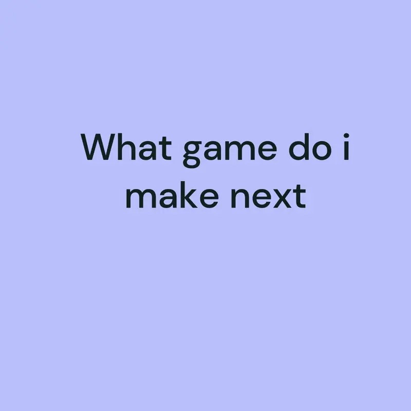 Game by @jerboi