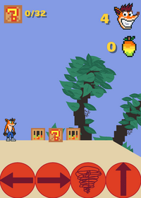 Crash com Pulo Duplo e Planada