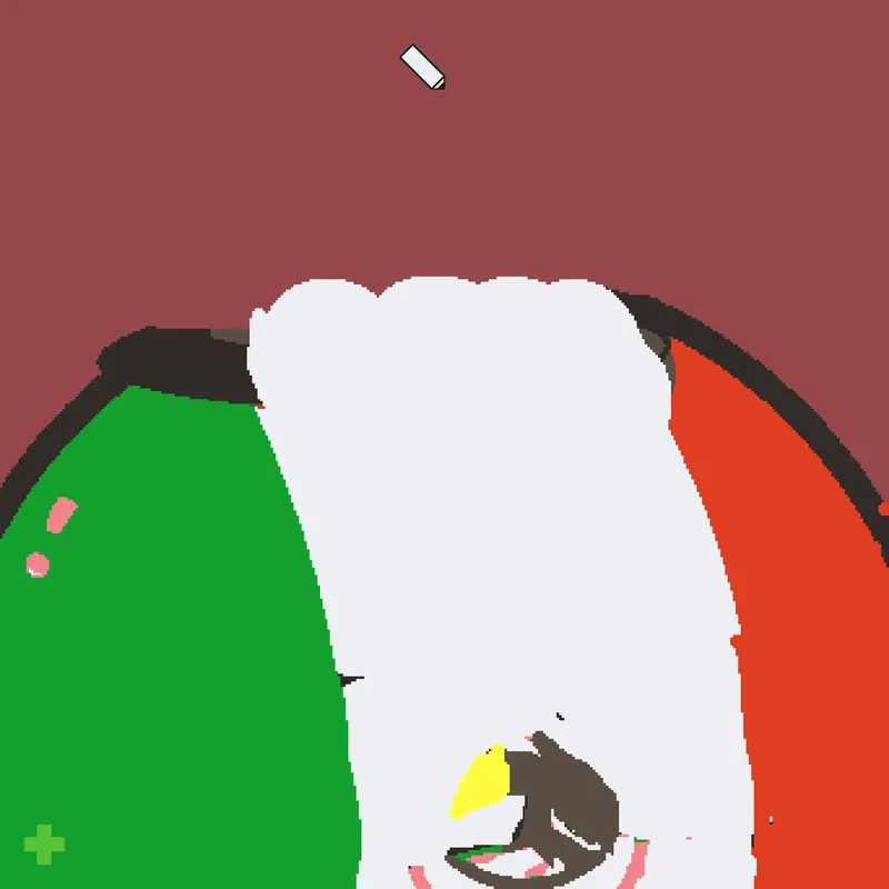 Draw face in México by @santibalo12_