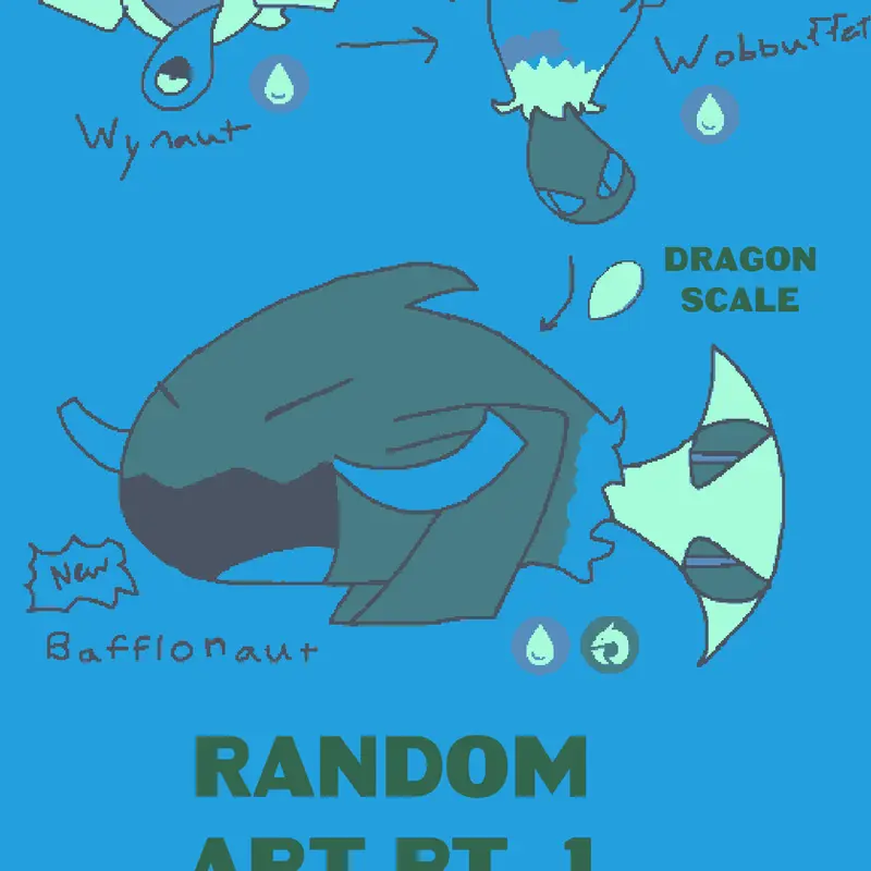 Random Art Pt. 1: Wynaut/Wobbuffet Forms by @Wynaut223