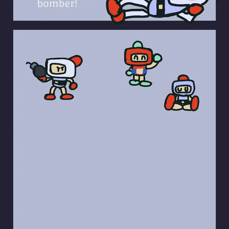 Draw you bomber! by @vibri_and_bomberman