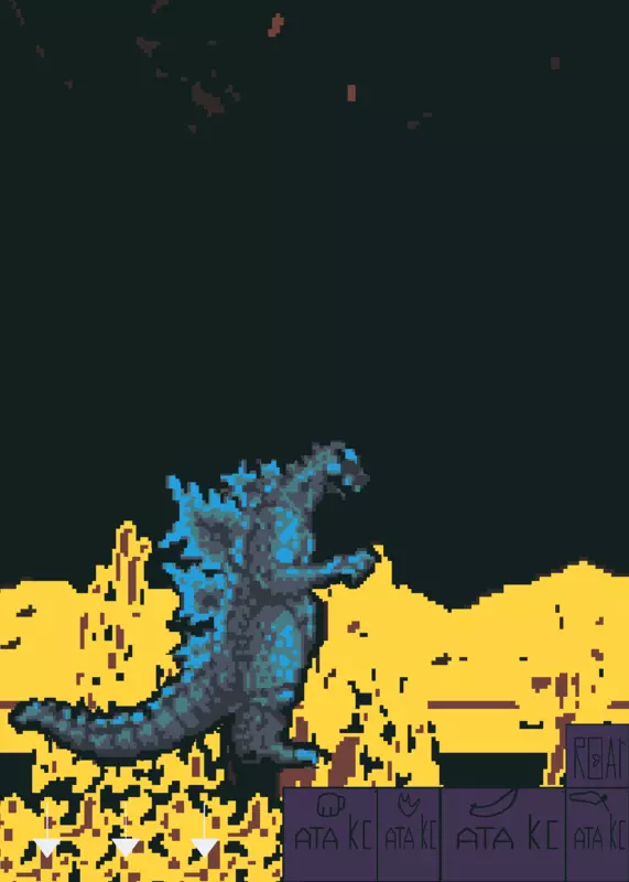 Godzilla Nes by @Remix_studios
