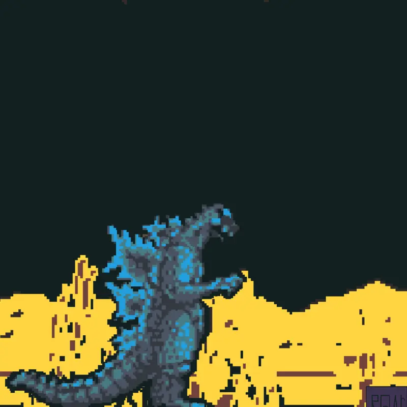 Godzilla Nes by @Remix_studios