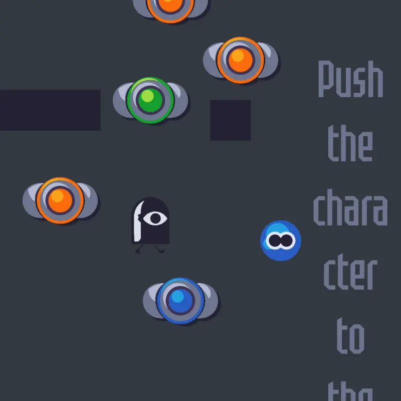 Push the character to the door. by @Kh0a1
