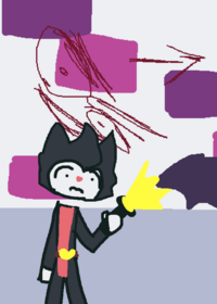 When Sid walk alone like that: