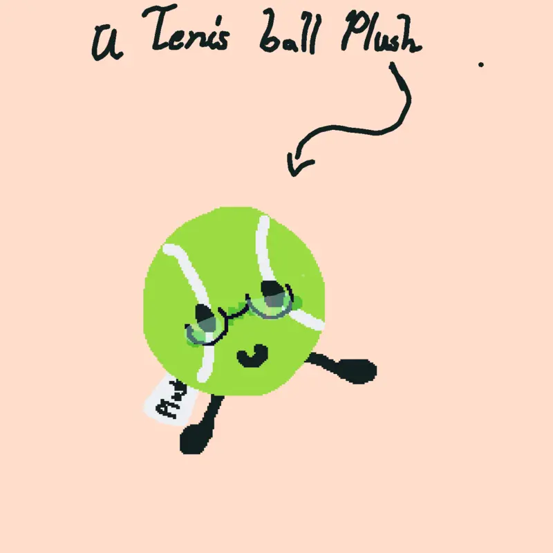 A cute lil tennis ball by @Lily_bro