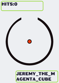 Every time the ball exits the circle ads two...