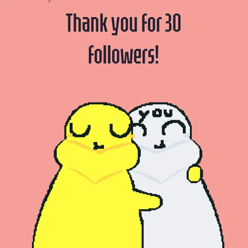 Thank you so much for 30 followers ^^ by @Noth1ing