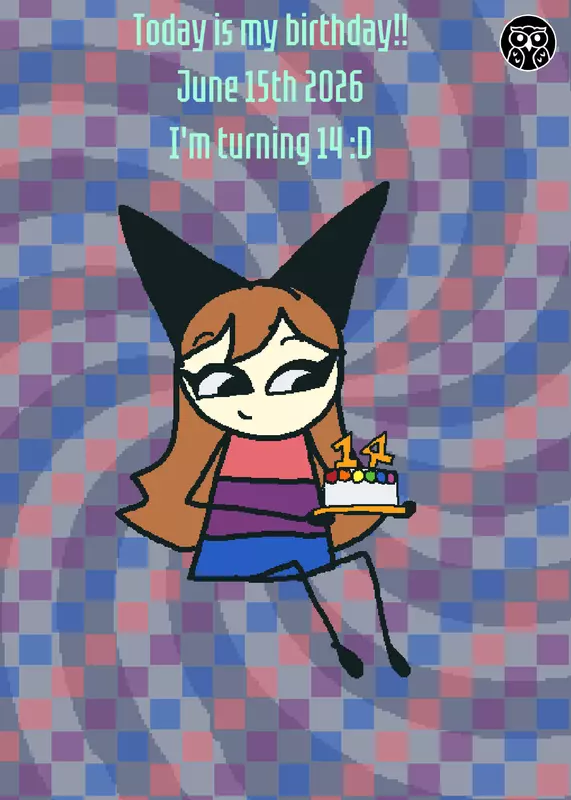 Today is my birthday :D by @cali_the_goober
