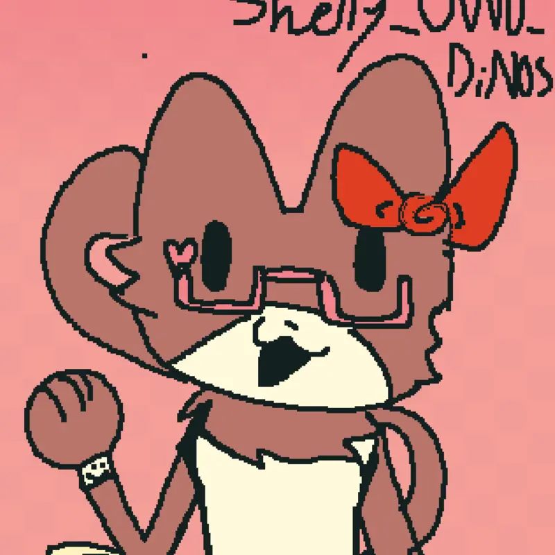 Fan art of shelly_OWO_DINOS by @thatverityfan