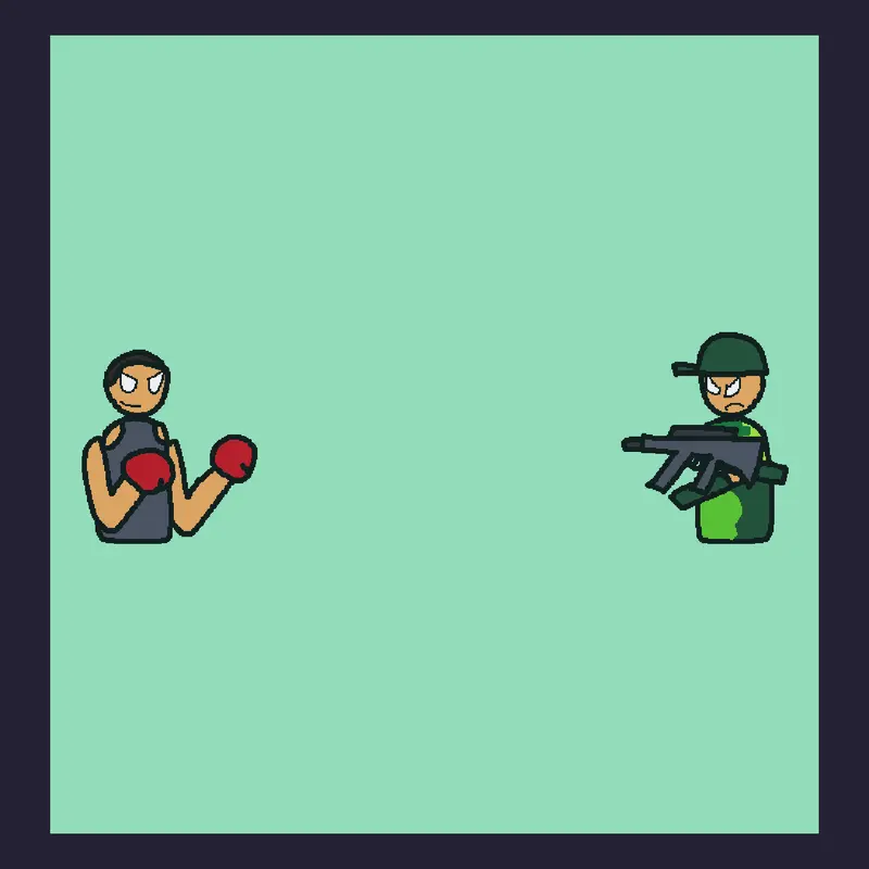 People battle by @persononcastle2763