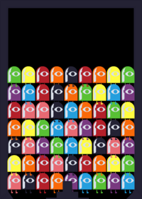 Colored character race