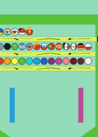 Countryball marble race