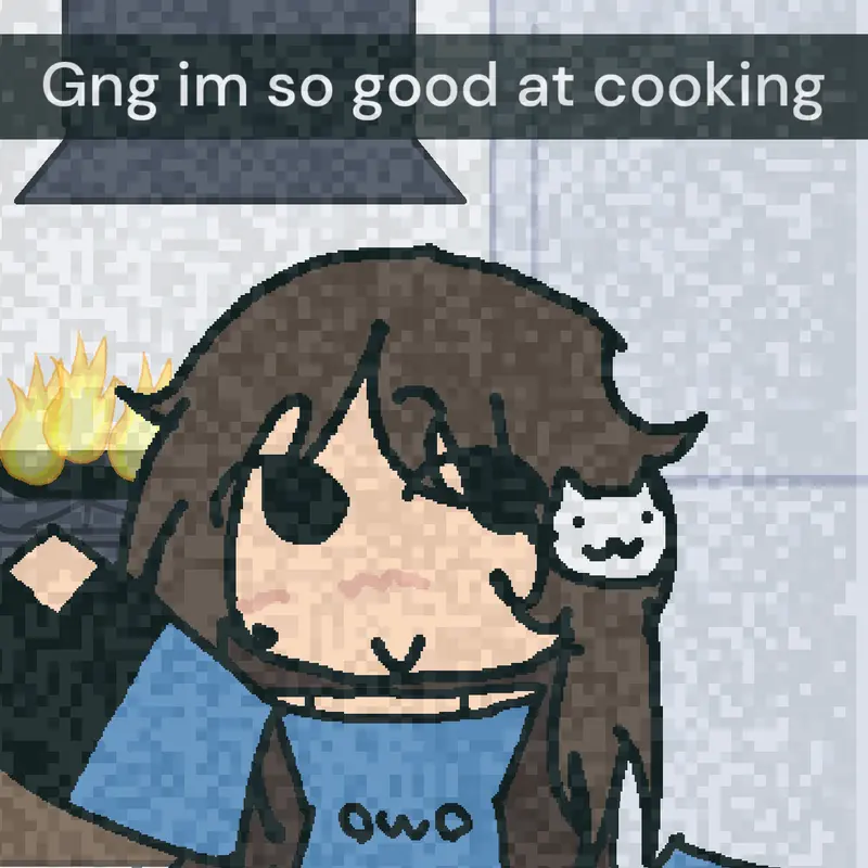 Dunikn fails to cook by @Bakees