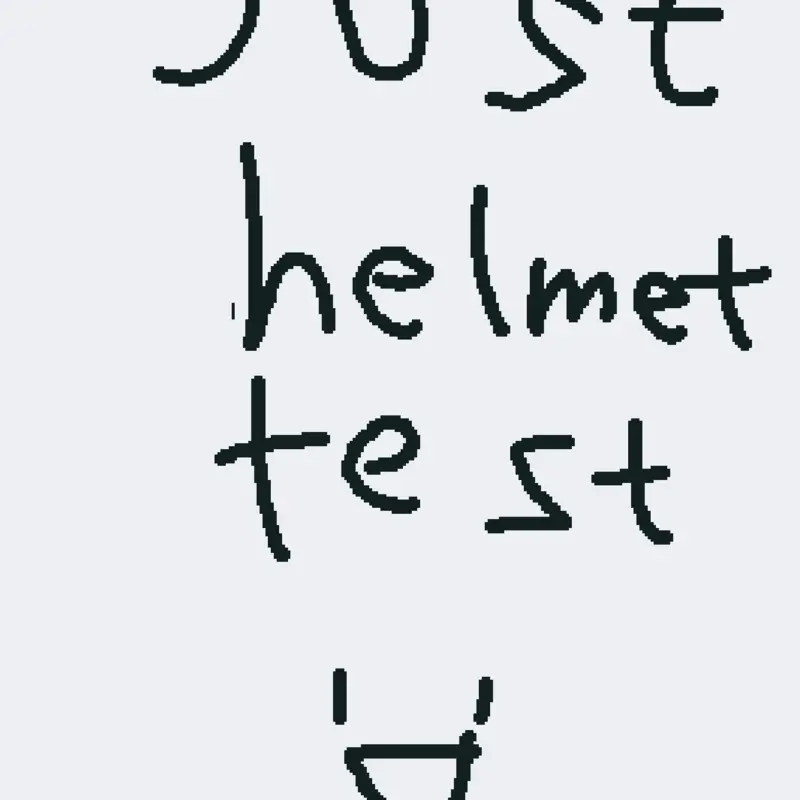 Just helmet test!! (unfinished) by @cuflr725