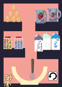 Make a mess in the kitchen when your mom...