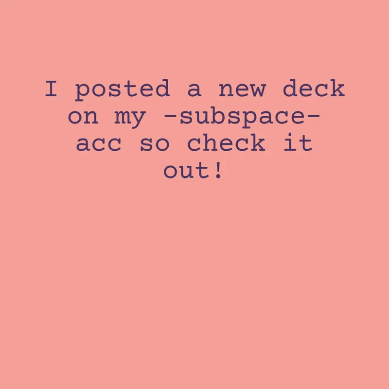 Game by @_subspacereturns