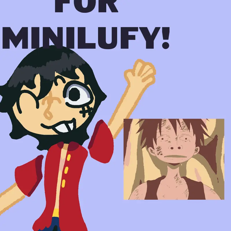 Lol luffy FANART FOR MINILUFY by @wendigo_sillyguy
