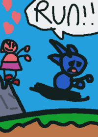 run from Amy