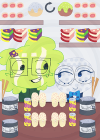BFDI Tennis Ball and Golf Ball mukbang !