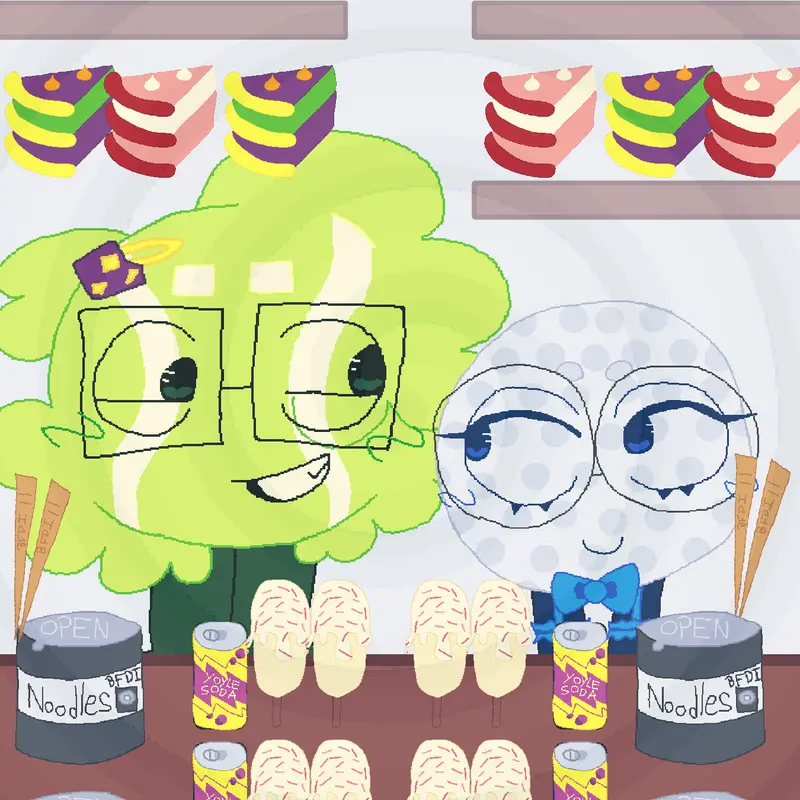 BFDI Tennis Ball and Golf Ball mukbang ! by @elliotux__