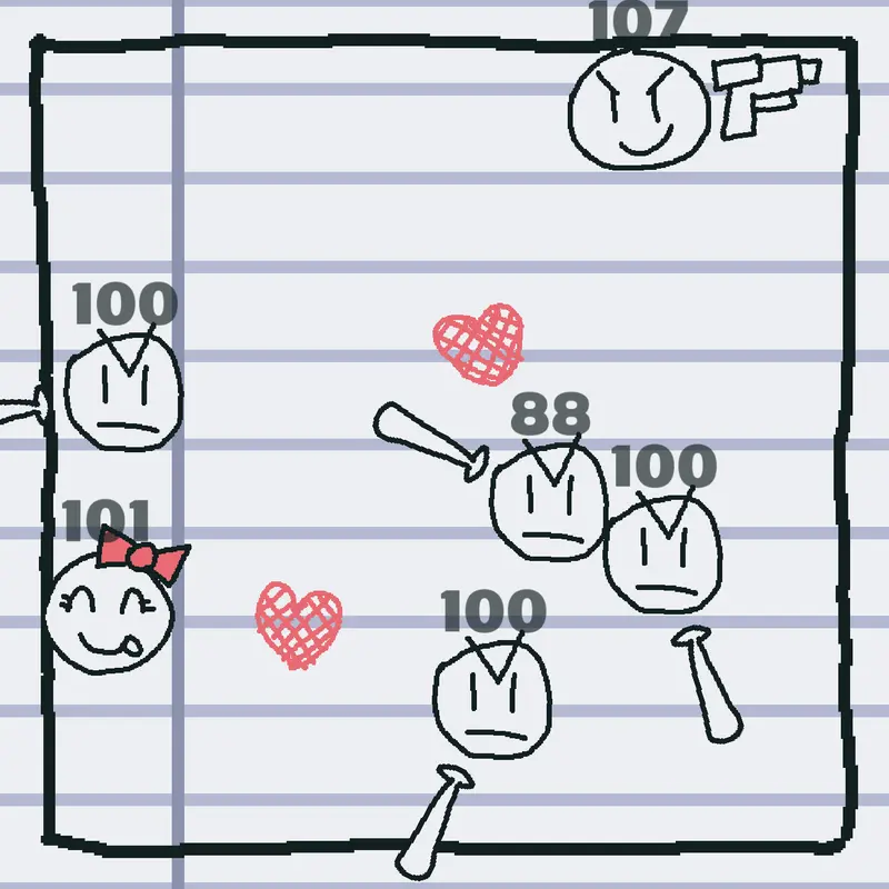 Doodle Battle by @tan_qi_xian