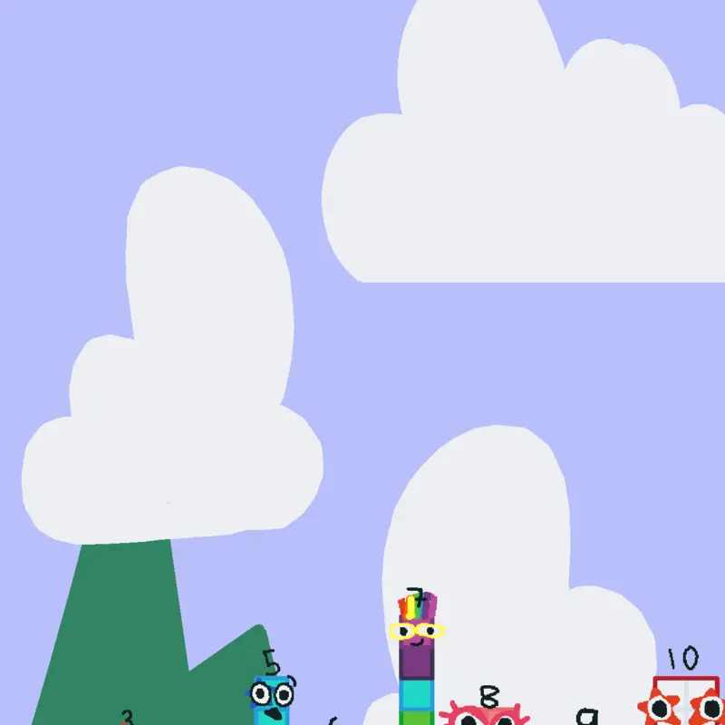 Numberblocks Ragdolls by @rhon_the_man