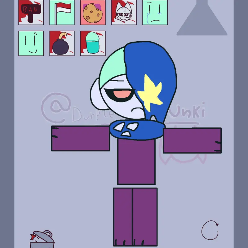 Cancer Edgar ragdoll by @SophiaMiniNinja123