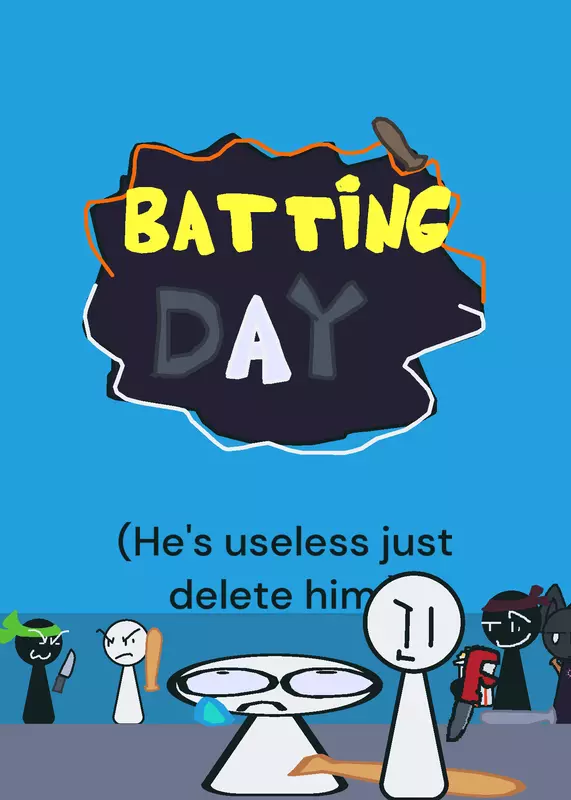 Batting Day animation :' by @Daav99