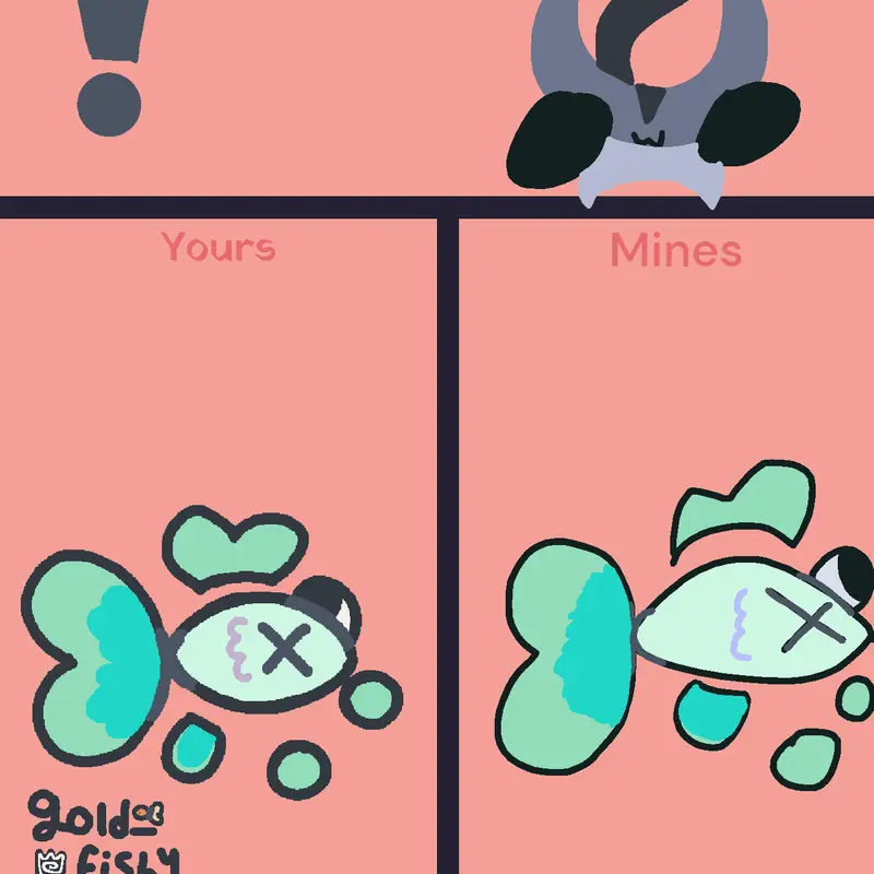 My redraw of gold_fishys oc by @soogi_glider