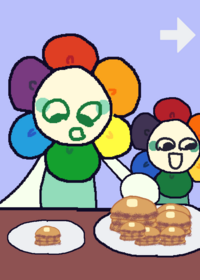 Dandys mukbang but his kid is kind!