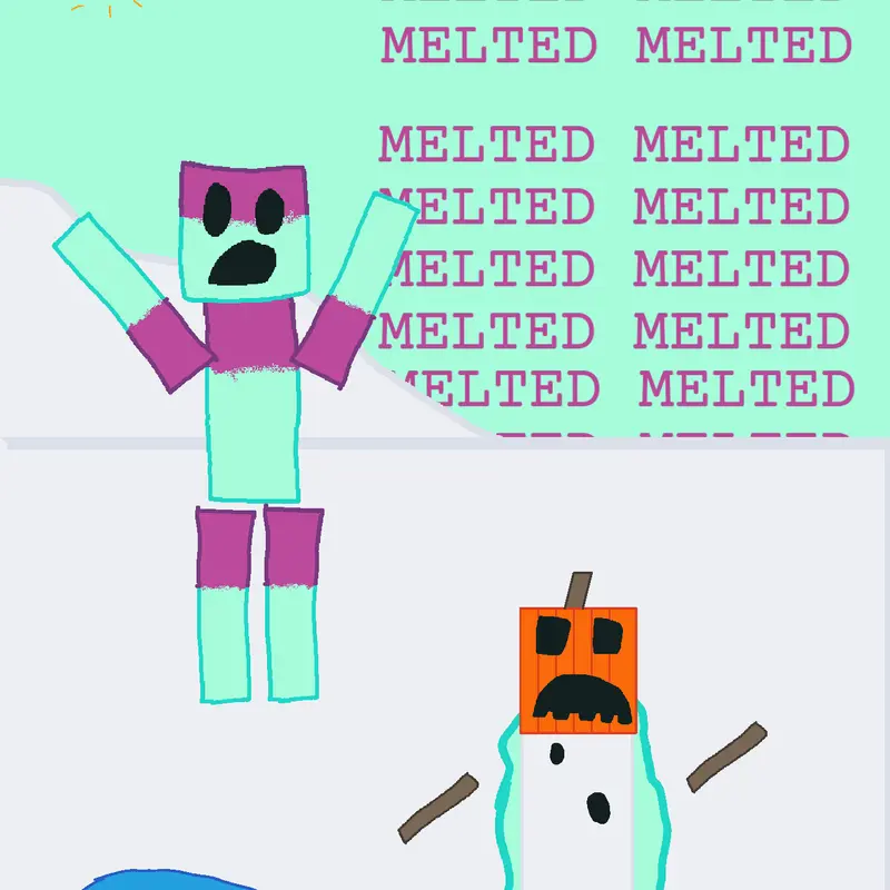 OH NO MY SNOWMAN MELTED!!! by @Gamer_44489