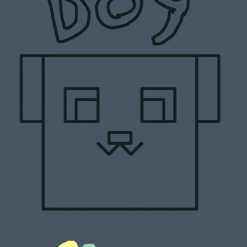 Cube pets- dog coloring sheet by @RustyPickles
