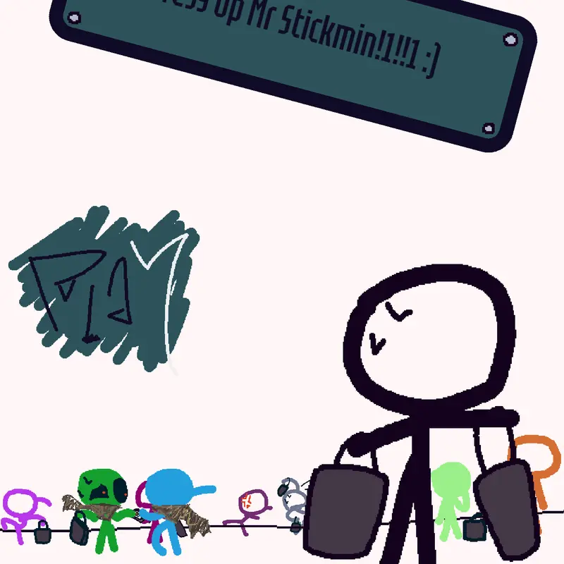 Dress Up Mr Stickmin. by @--Hugooo--