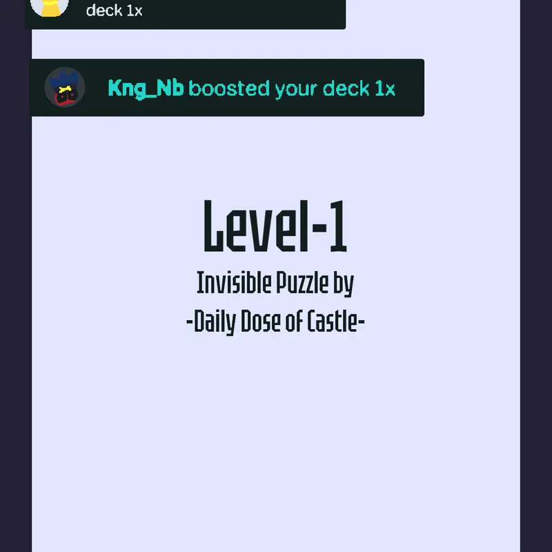Game by @DailyDoseOfCastle