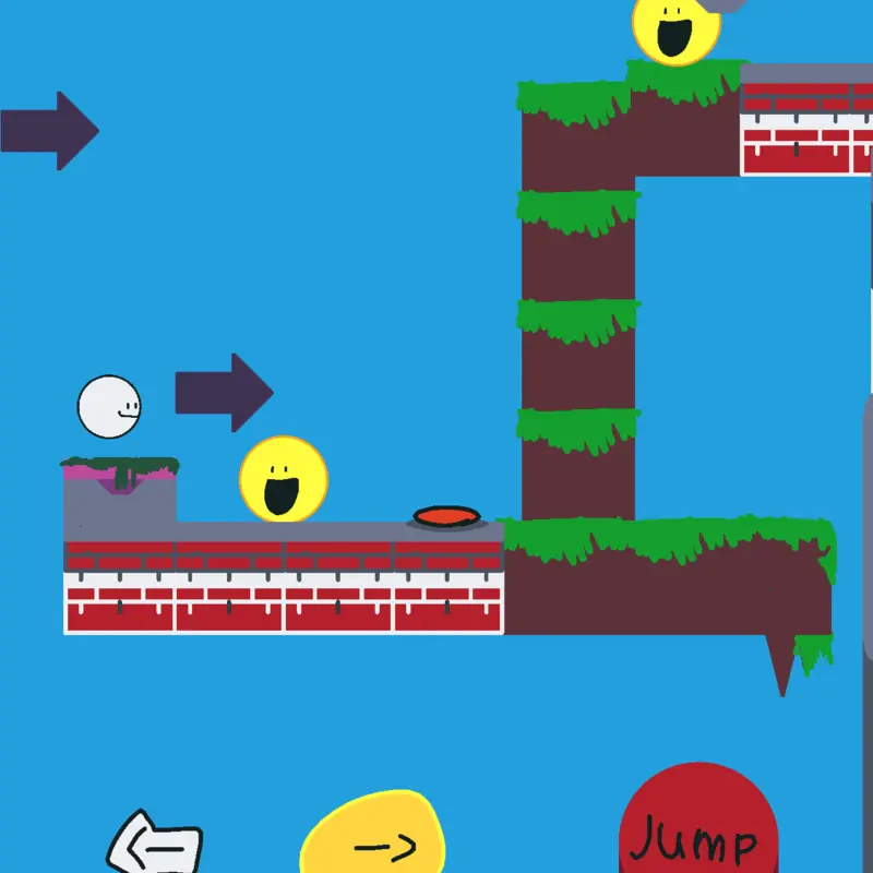 Simple platformer game by @coolusername123