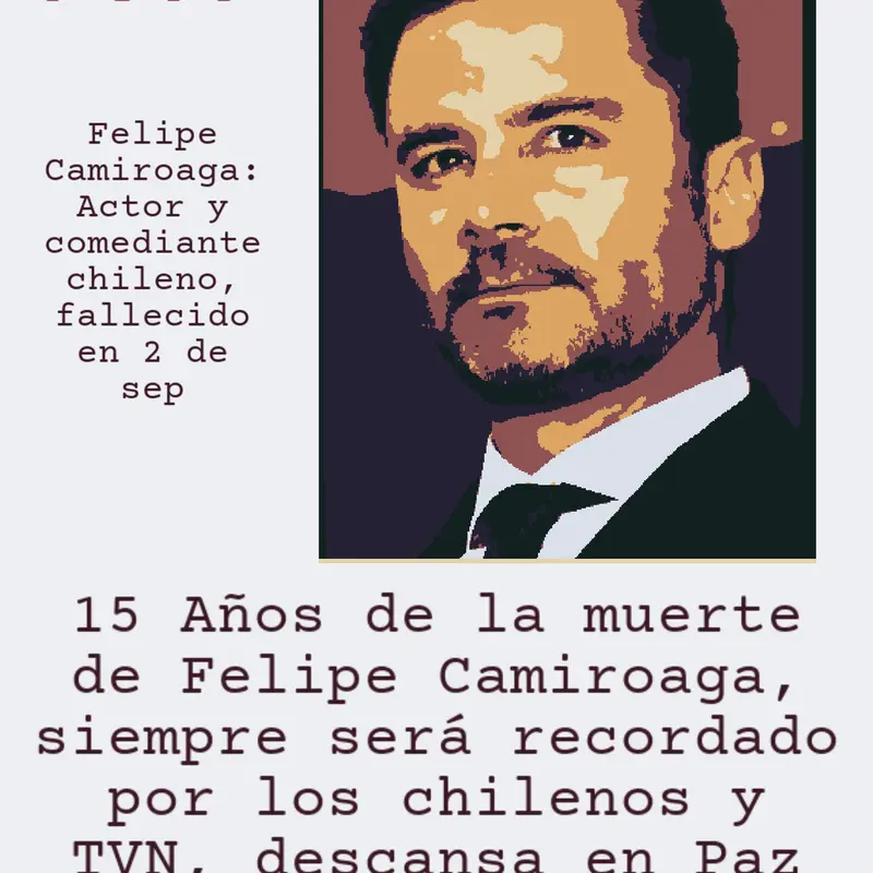 15 años de la muerte de Felipe Camiroaga by @Unchileno2014_Castle