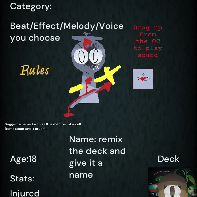 My oc for sprunki shifted OC by @Joshua_546737