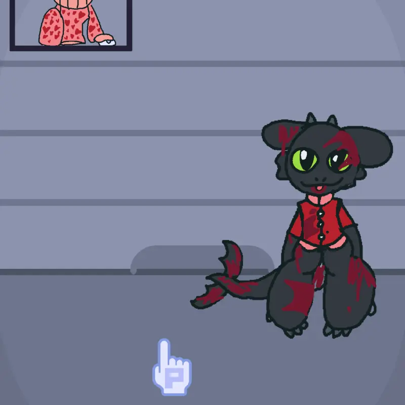Toothy and capy😆😆 by @randomgames49