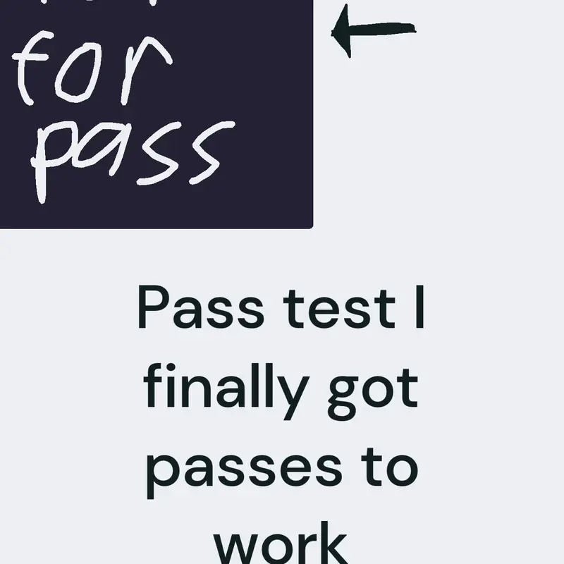 Pass test by @Slick01